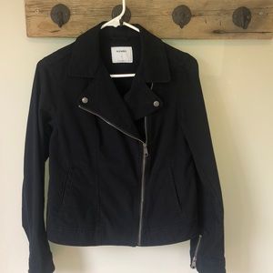 Old Navy women’s cotton Moto jacket.
